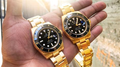 fake gold rolexgold watch|how to tell real rolex.